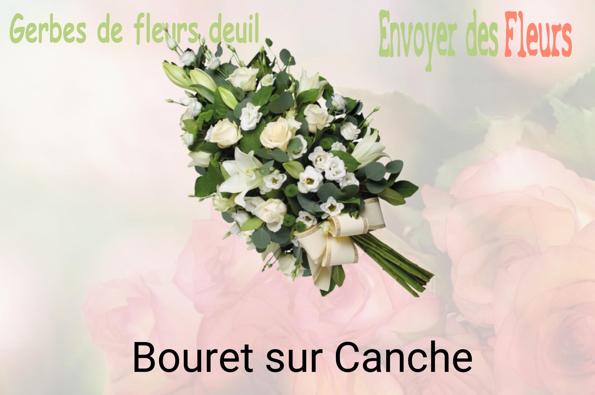 Gerbe de fleurs de deuil livrée à Bouret-sur-Canche